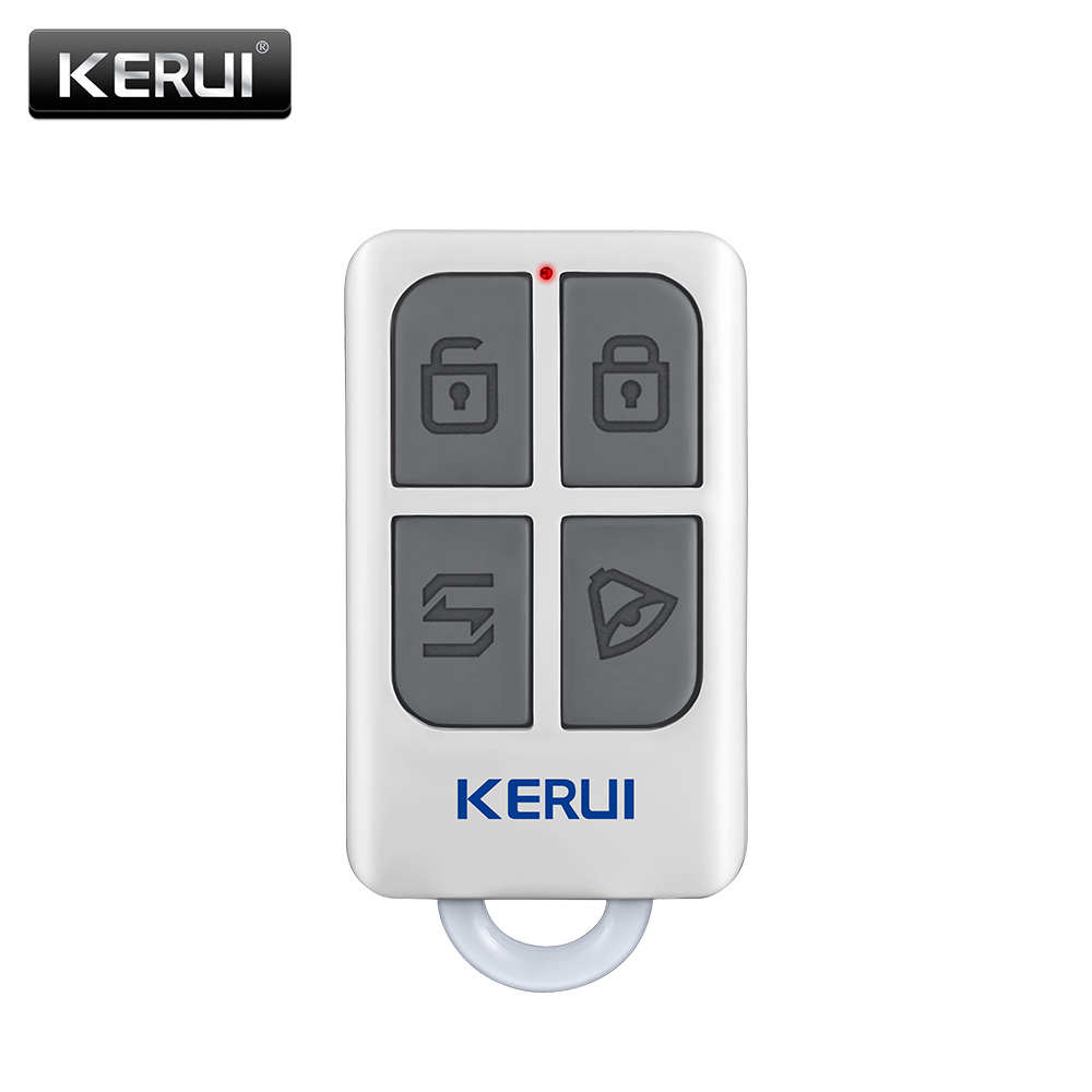 Home Security Kit - KERUI-llavero inalámbrico de 4 botones con
