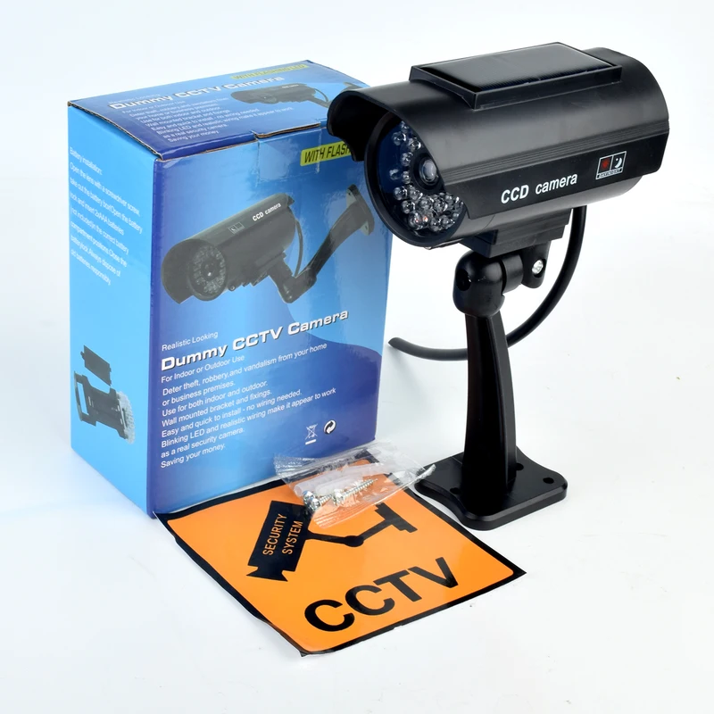 Fake Camera Dummy - Cámara de Seguridad Falsa con Energía