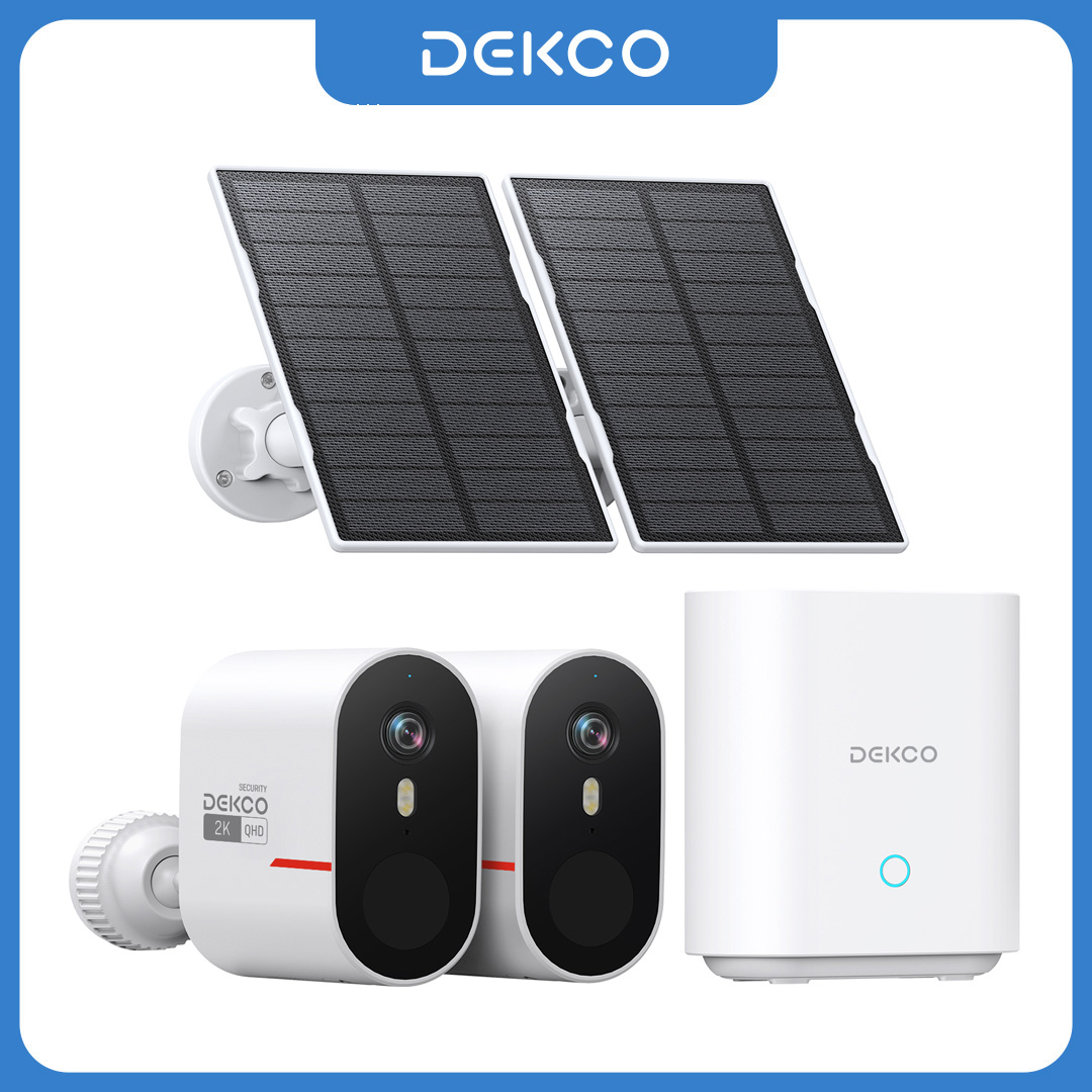 Home Security Kit - Sistema de Cámara Solar WiFi Dekco