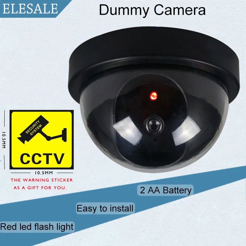 Fake Camera Dummy - Cámara ficticia Led intermitente cámara falsa