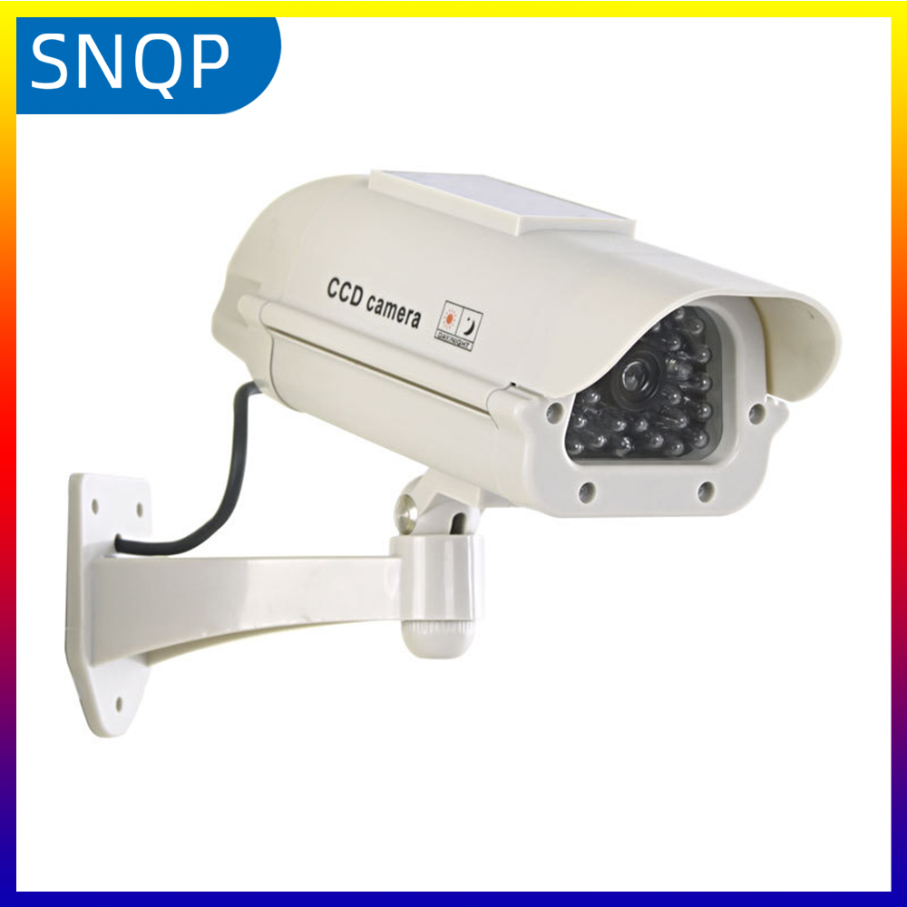 Fake Camera Dummy - Cámara Solar de Simulación, Impermeable, Cámara