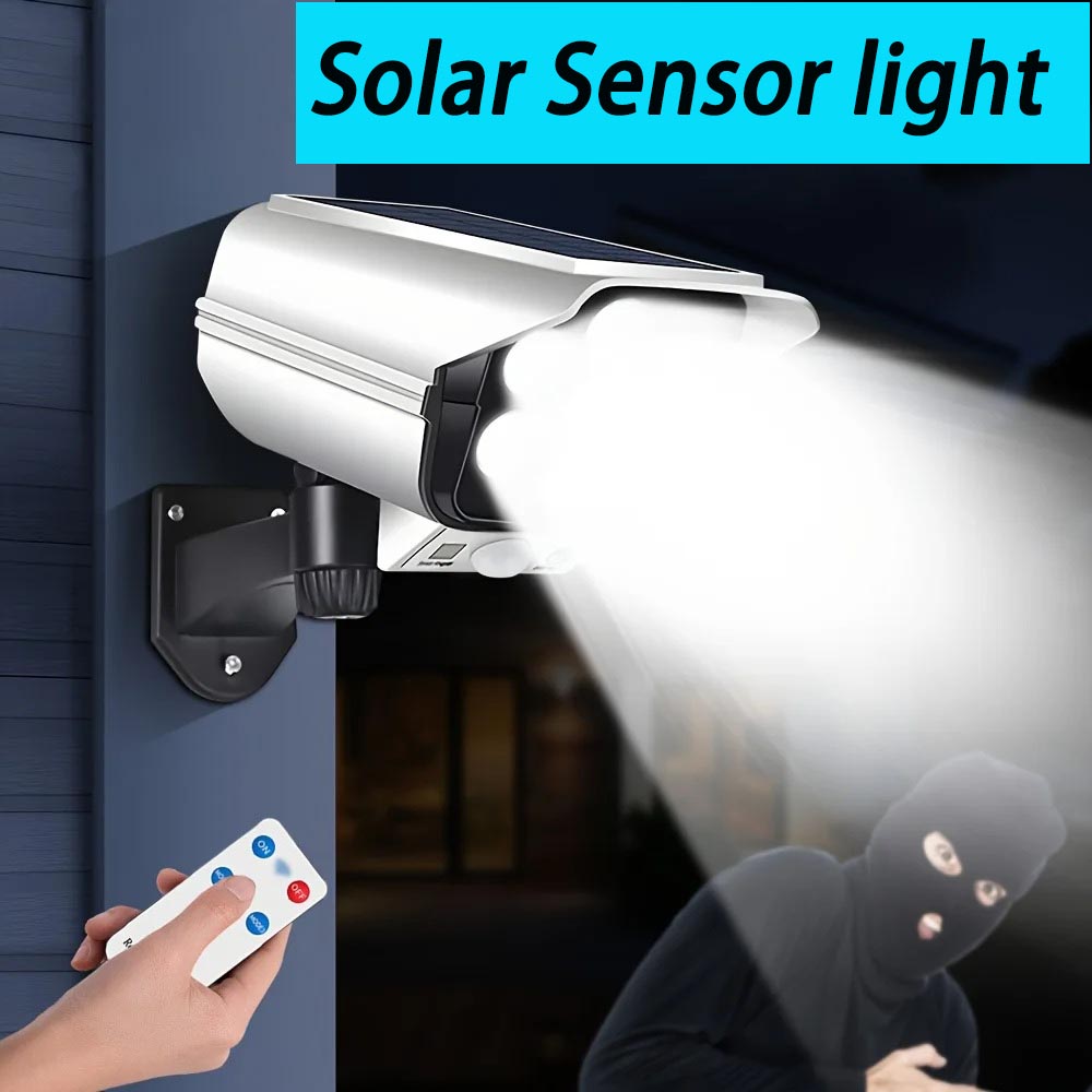 Fake Camera Dummy - 77 Luces Solares LED con Sensor