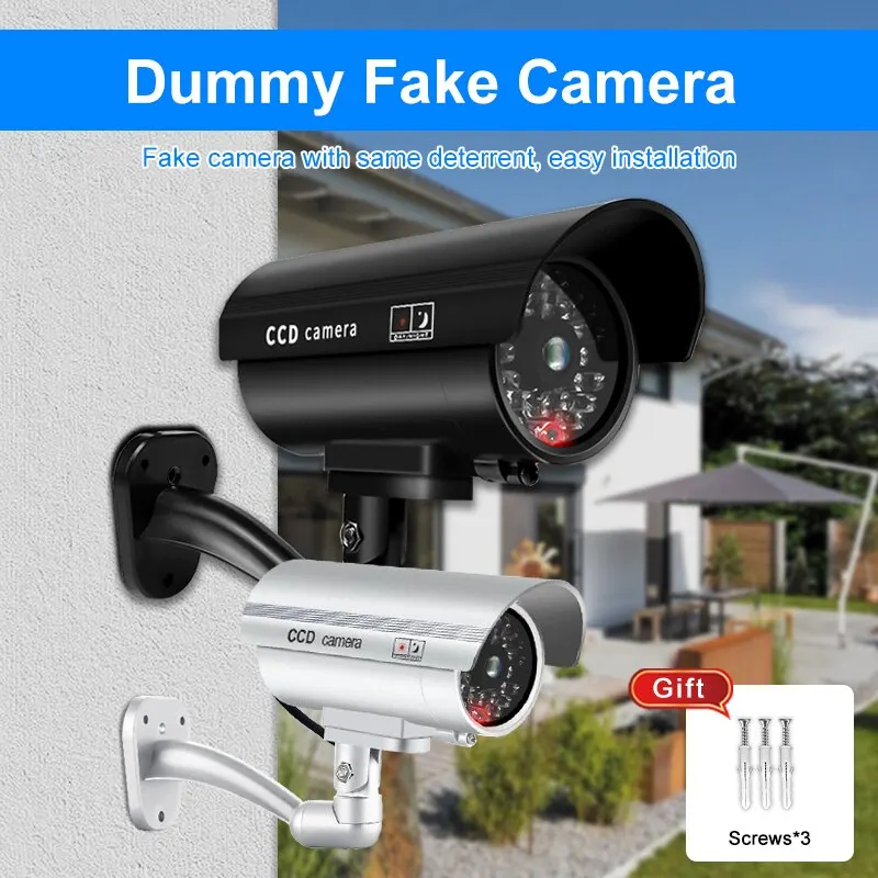 Fake Camera Dummy - Cámara de seguridad ficticia resistente al