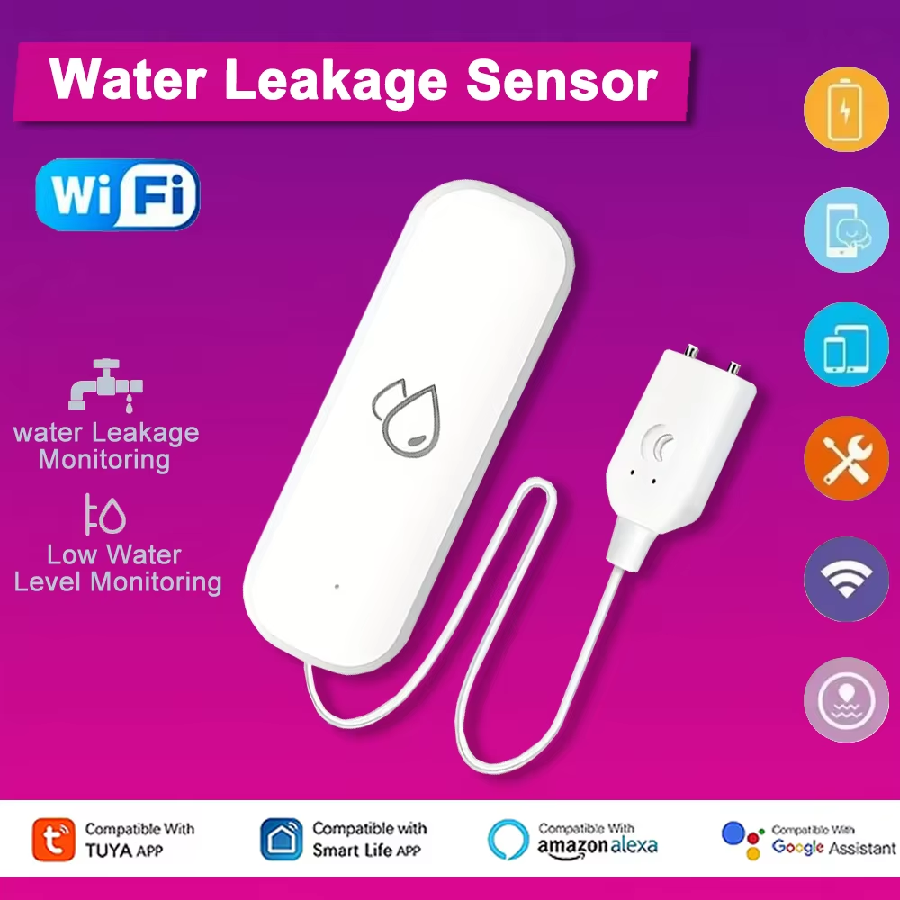 Home Security And Monitoring - Sensor de Alarma de Fugas de