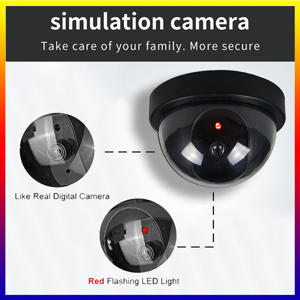 Fake Camera Dummy - Cámara Falsa de Seguridad con Domo