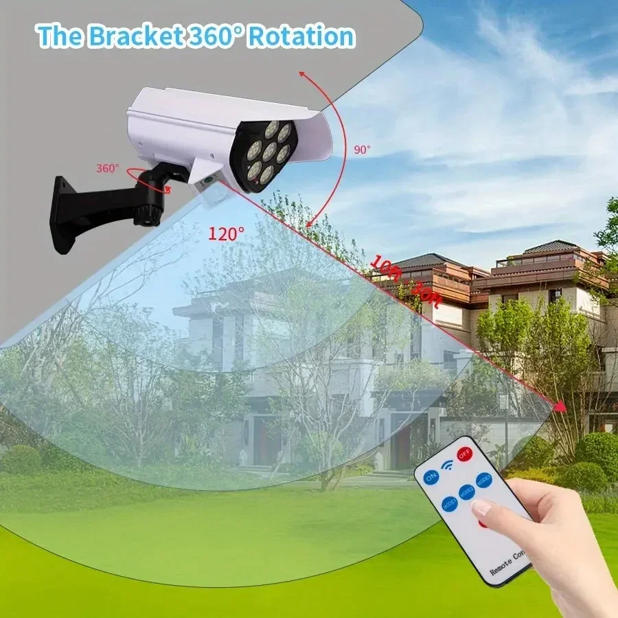 Luces solares con Sensor de mo - Fake Camera Dummy reseña y precio