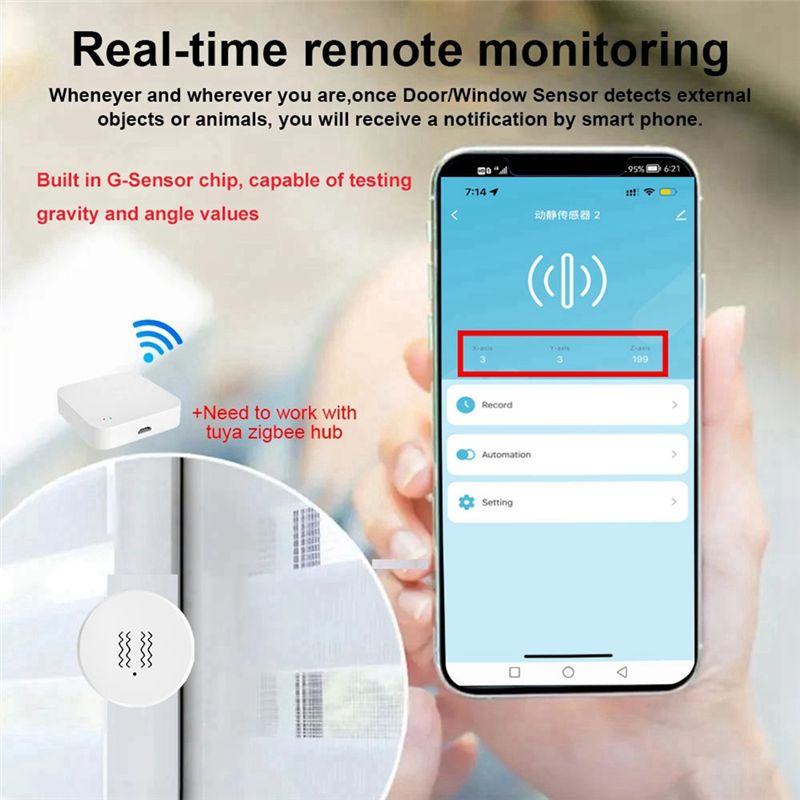 【¡NUEVO A09R!】 Sensor de Vibra - Home Security And Monitoring reseña y precio