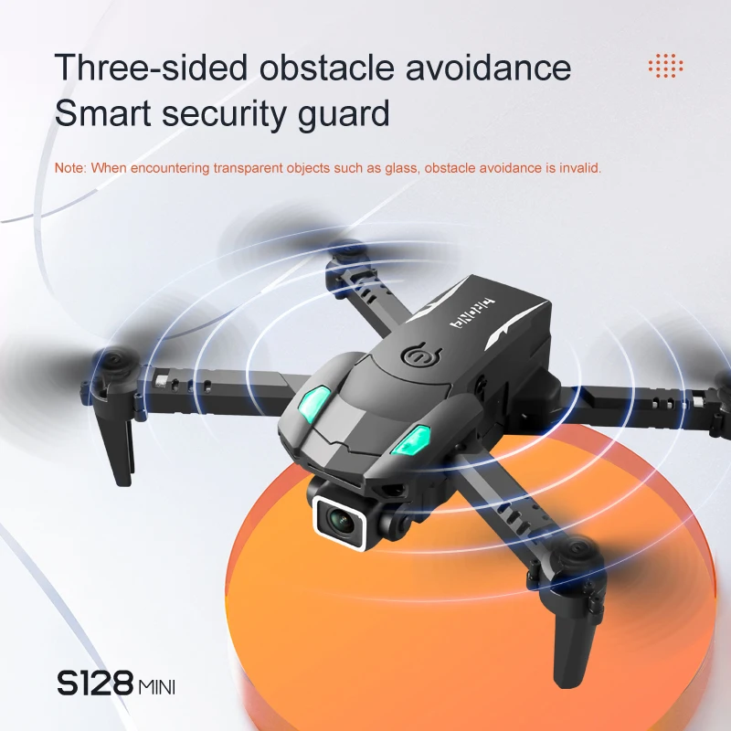 Mini Dron S128 4K, con Evitaci - Drone Security Home reseña y precio