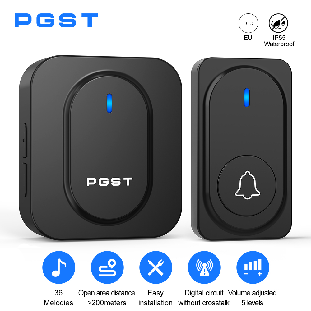 Timbre Inalámbrico PGST con 36 - Home Security Lights Outdoors reseña y precio