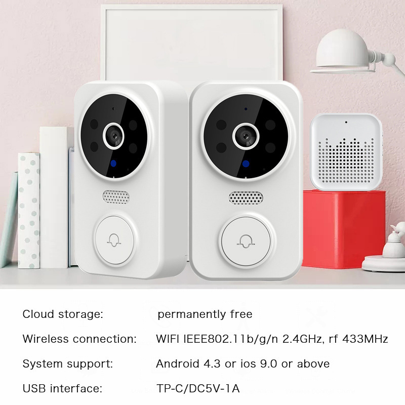 Timbre Inteligente WiFi Tuya p - Home Security Indoor Cameras reseña y precio
