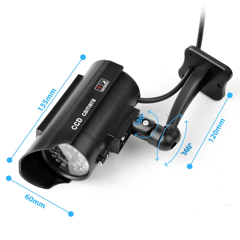 Cámara de Seguridad Falsa con  - Fake Camera Dummy reseña y precio