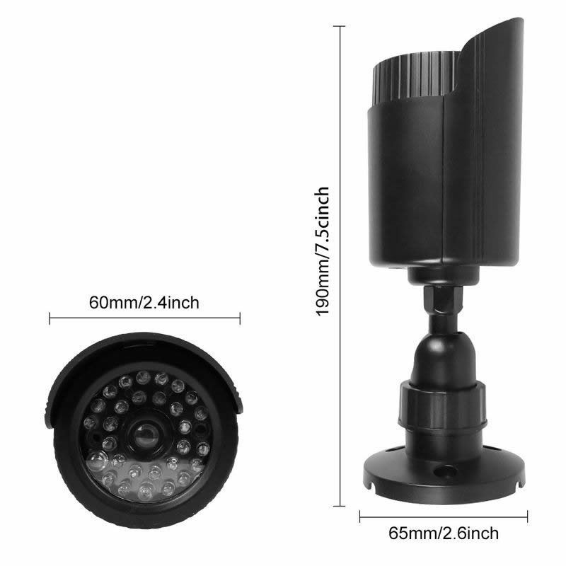 Cámara CCTV tipo bala simulada - Fake Camera Dummy reseña y precio