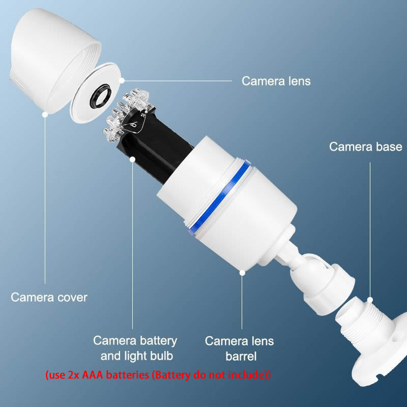 Cámara CCTV tipo bala simulada - Fake Camera Dummy reseña y precio