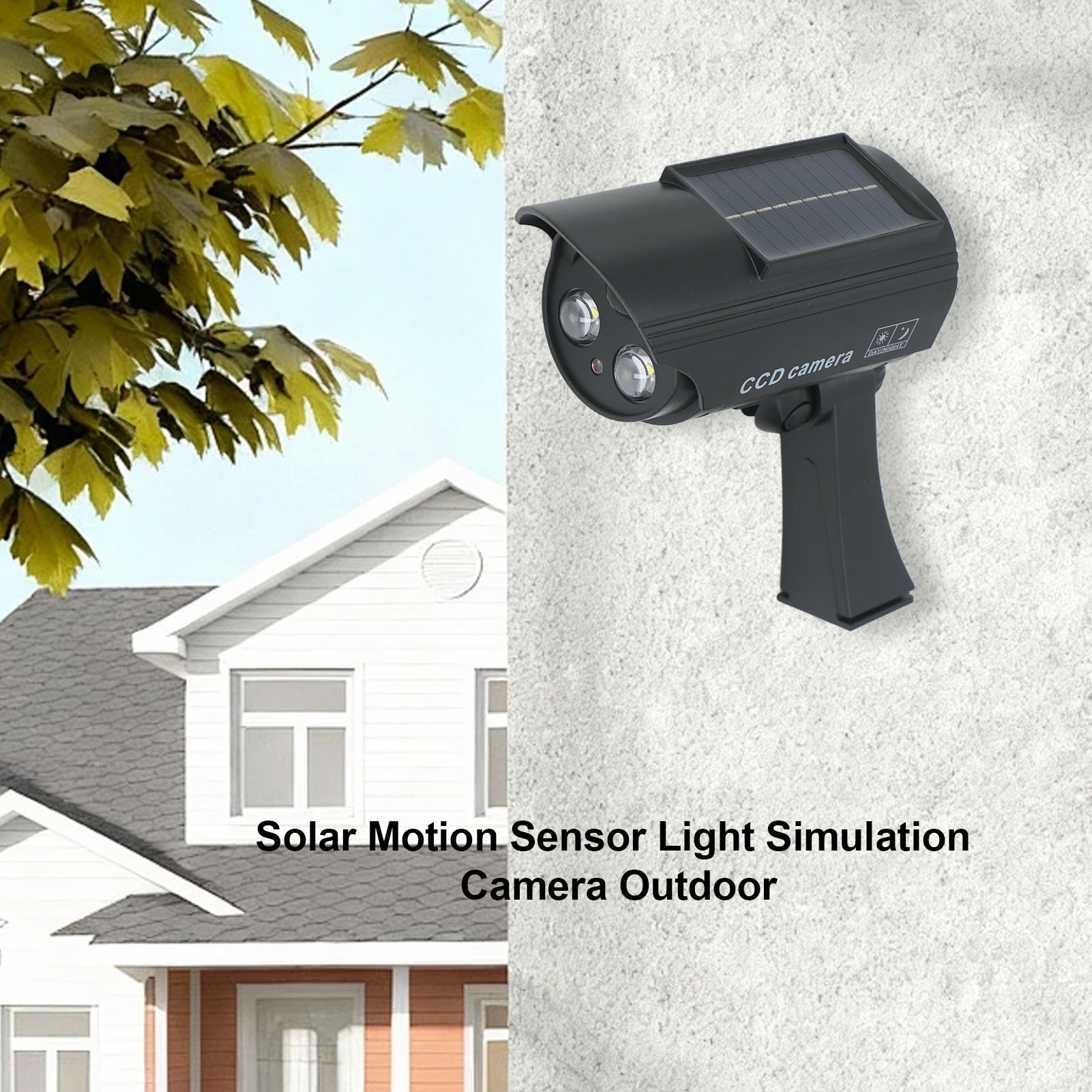 Luz Solar con Sensor de Movimi - Fake Camera Dummy reseña y precio