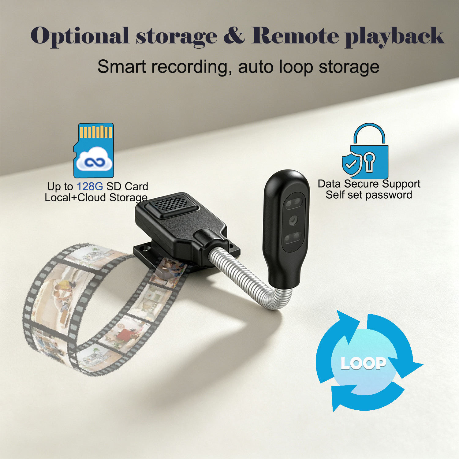 Cámara de Vigilancia Flexible  - Home Security Prices reseña y precio