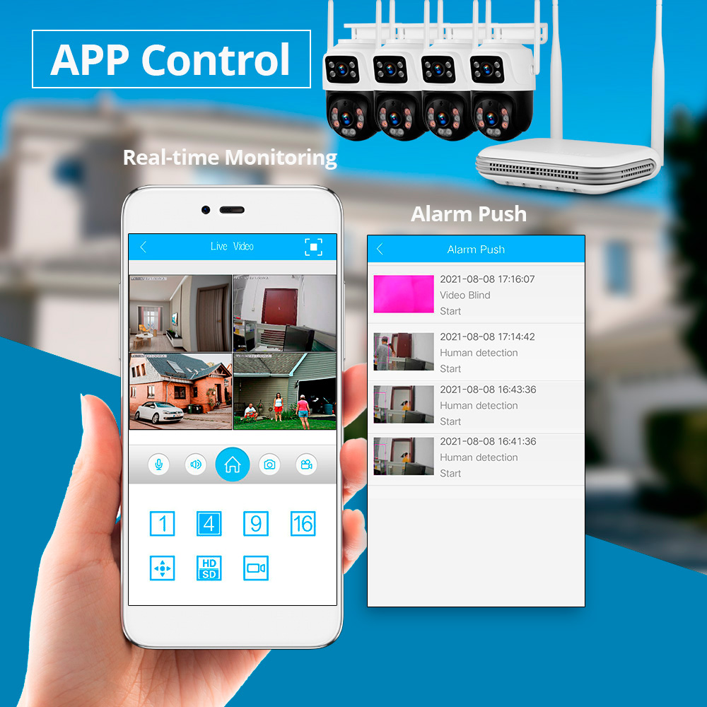 KERUI Impermeable 6MP HD Inalá - Home Security Kit reseña y precio