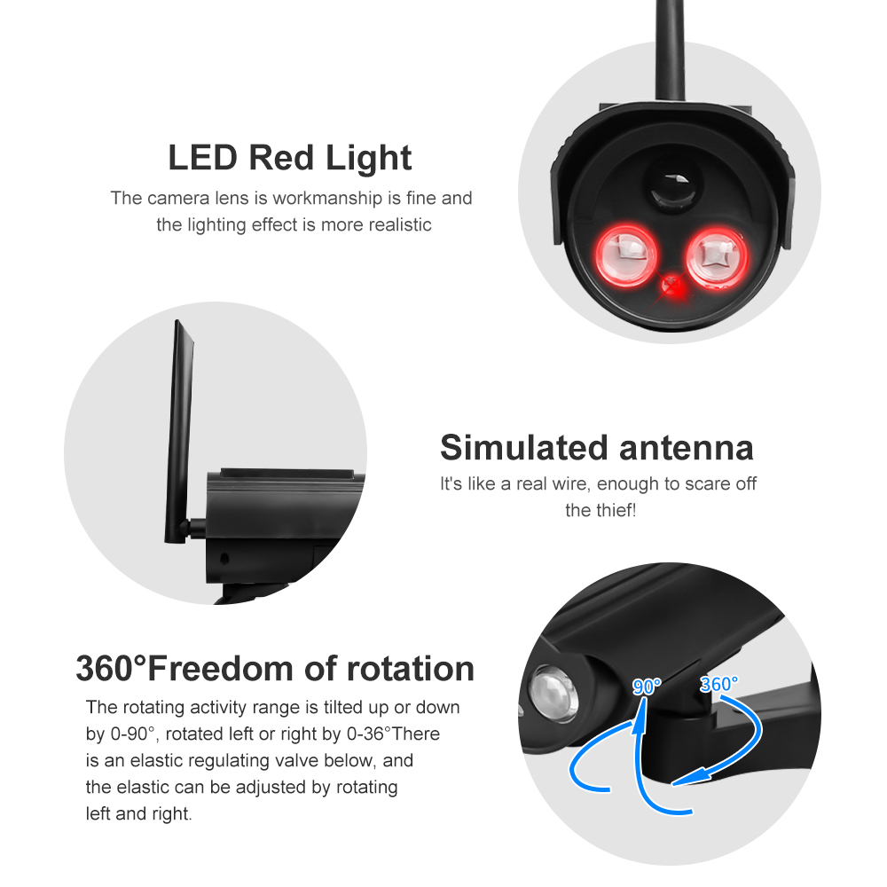 Cámara de simulación Solar par - Fake Camera Dummy reseña y precio
