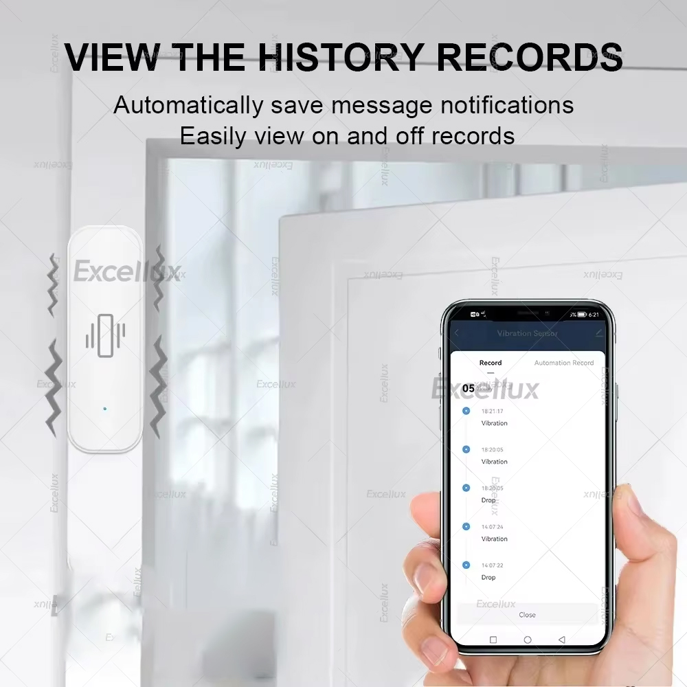 Sensor de vibración inteligent - Home Security And Monitoring reseña y precio