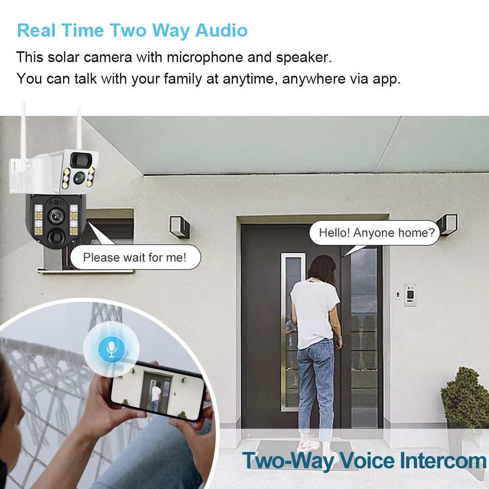 Cámara Solar WiFi/4G IP de vig - Home Security Indoor Cameras reseña y precio