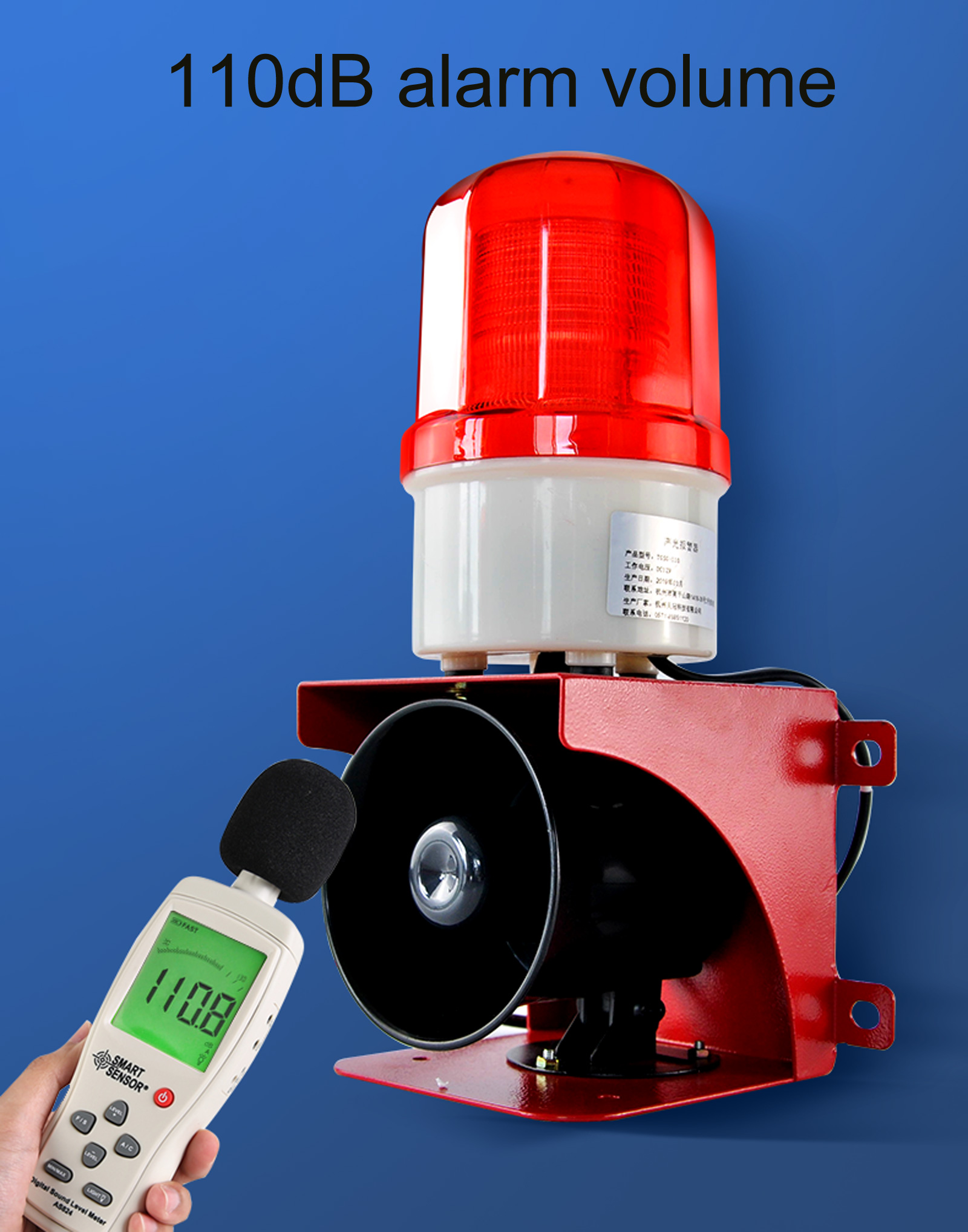 Sirena de alarma Industrial pa - Home Security Lights Outdoors reseña y precio