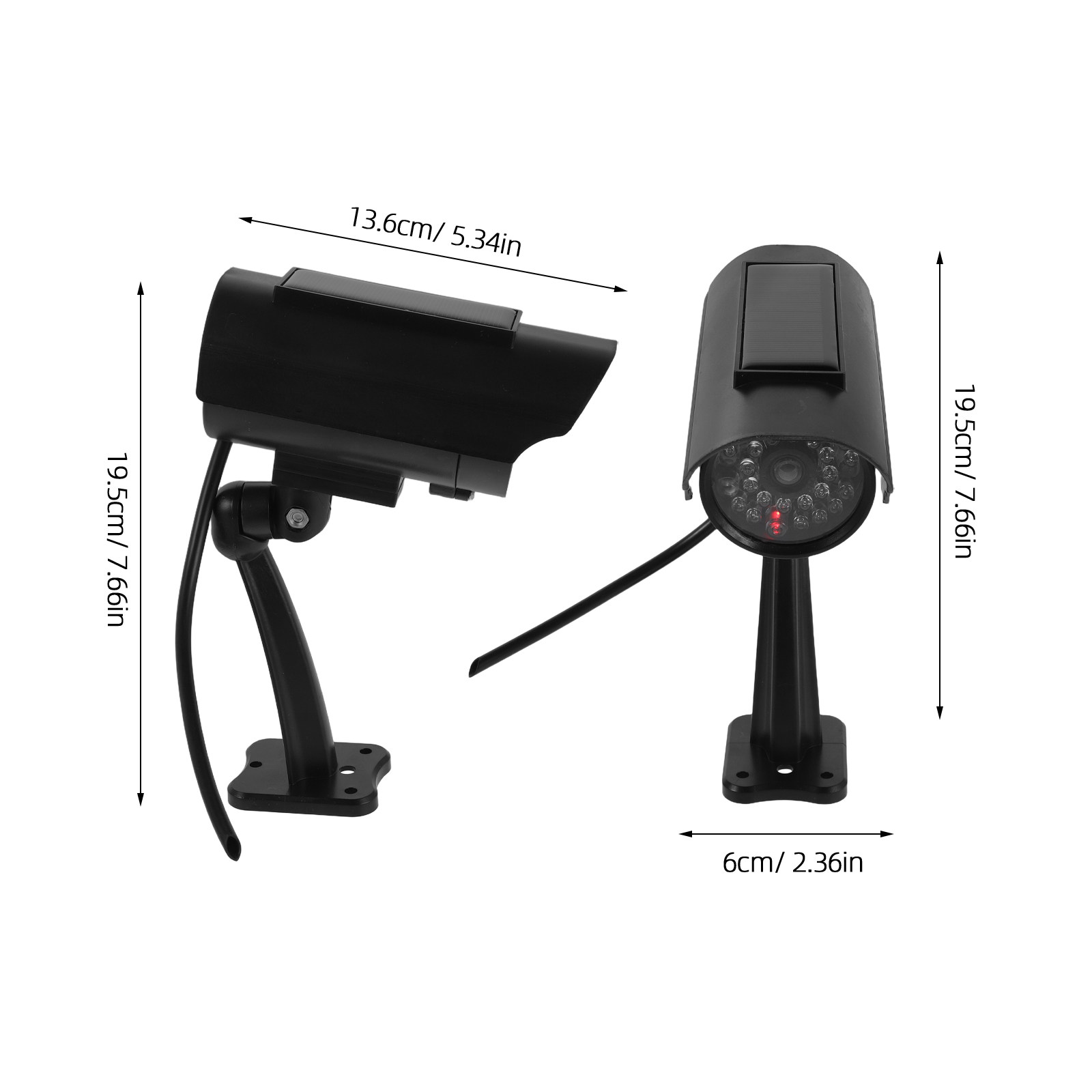 2 Cáias de Seguridad Falsas de - Fake Camera Dummy reseña y precio