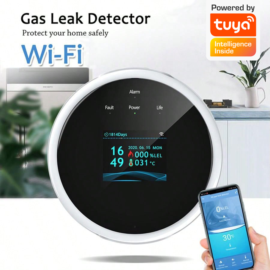 Sensor de alarma de gas WiFi 2 - Home Security And Monitoring reseña y precio