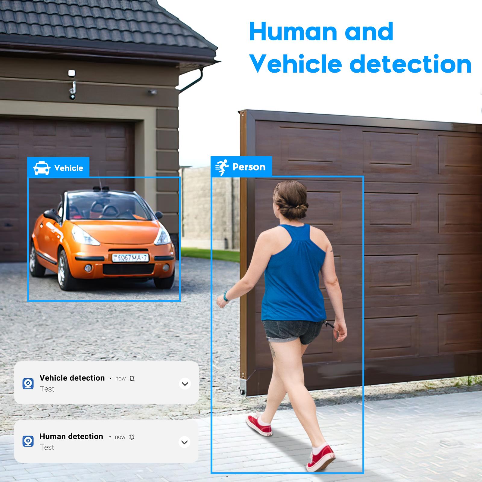 Cámara IP Vikylin de 8MP con V - Home Security Lights Outdoors reseña y precio