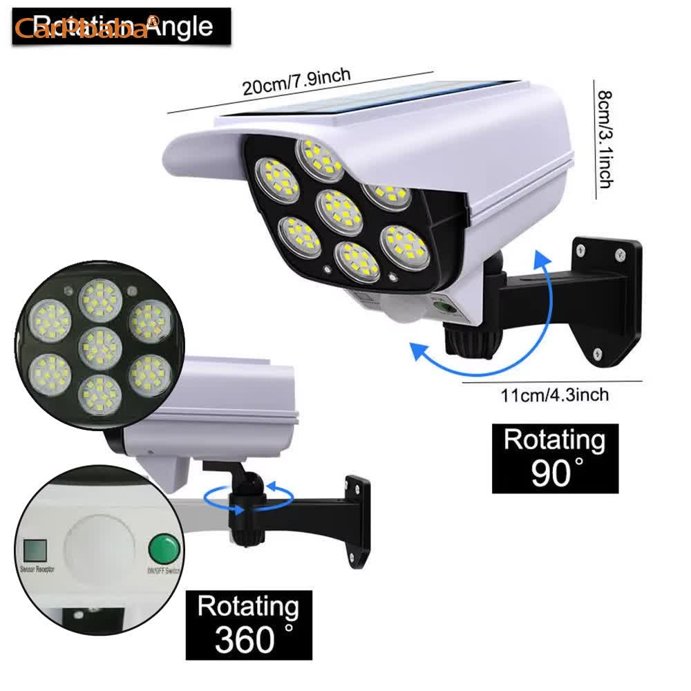 Luz Solar para exteriores, Sen - Home Security Lights Outdoors reseña y precio